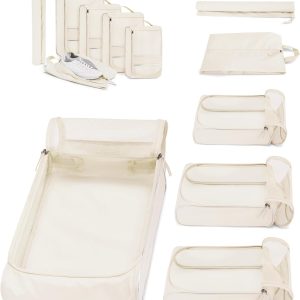 Packing Cubes for Travel, Compression Packing Cubes for Airplane Travel Essentials